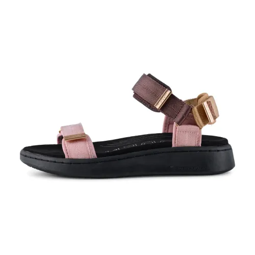 Woden , Comfortable Line Sandal with Adjustable Straps and Natural Soft Technology ,Multicolor female, Sizes: