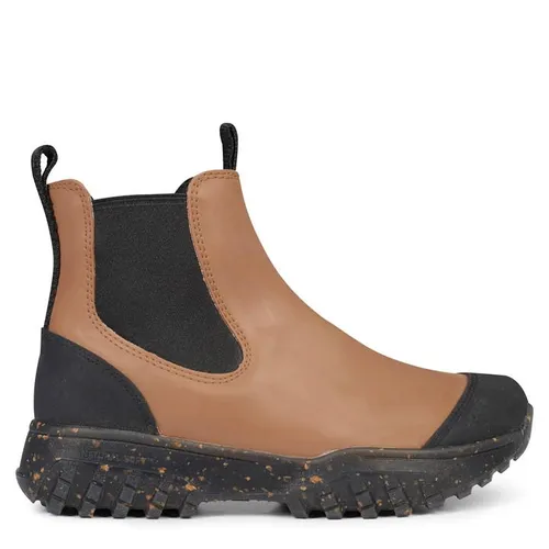 Woden Magda Waterproof Ankle Boots - Beige