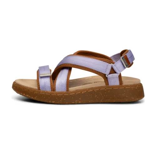 Woden , Sporty and Comfortable Line Cross Sandal ,Multicolor female, Sizes: