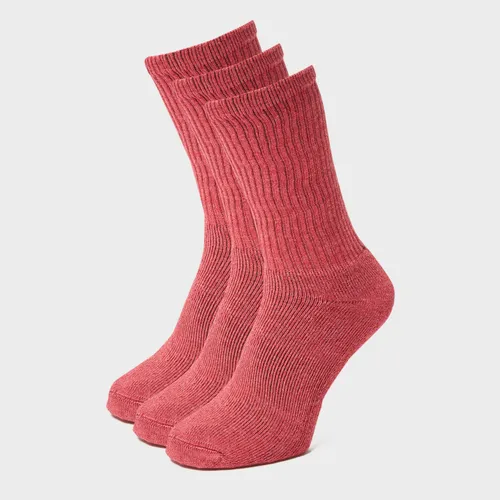 Women's 3 Pack Essential Socks, Pink
