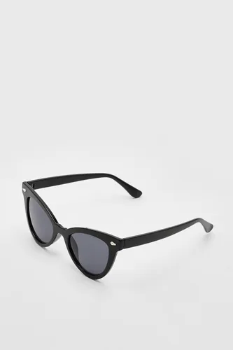 Womens All Black Cat Eye Sunglasses - One Size, Black