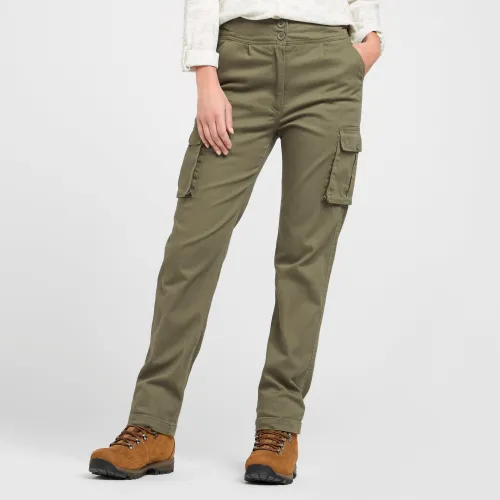 Women's Araby Cargo Trousers - Khaki, Khaki