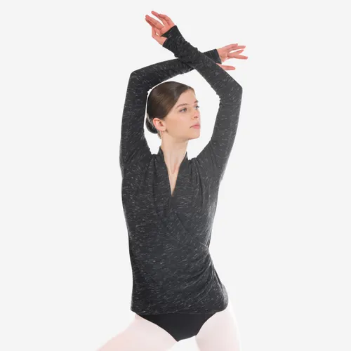 Women's Ballet Wrap Cardigan - Anthracite Grey