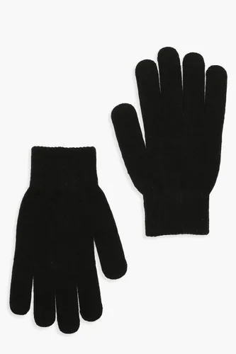 Womens Basic Gloves - Black - One Size, Black