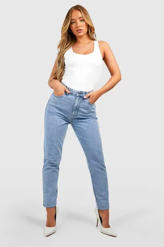 Womens Basics High Waisted Slim Fit Jeans - Blue - 6, Blue