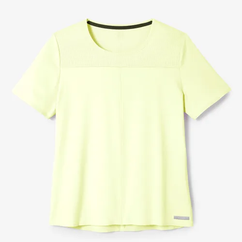 Women's Breathable Running T-shirt Dry+ Breath - Neon Yellow