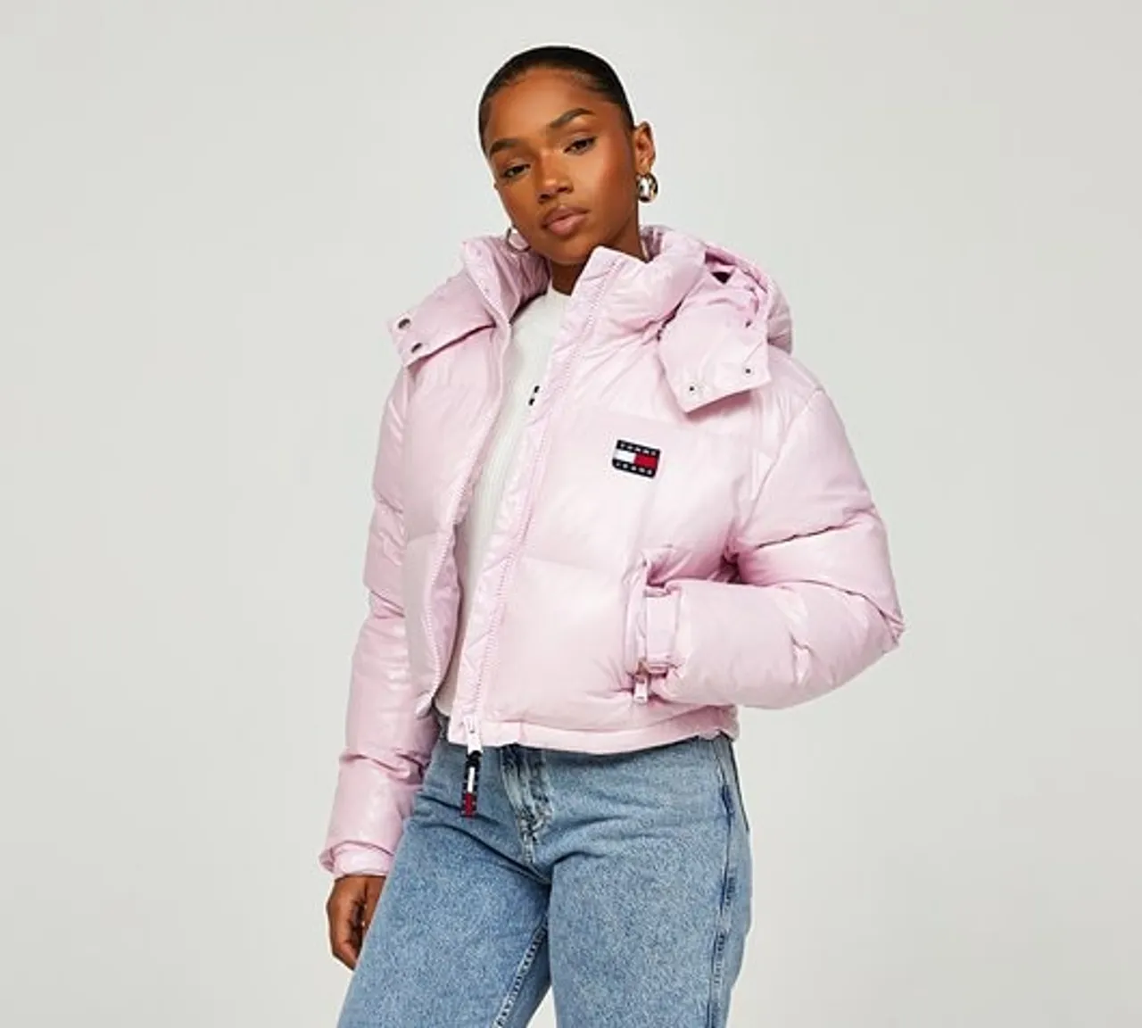 Womens Cropped Alaska Puffer Jacket