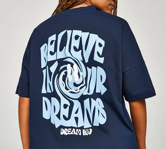 Womens Dream Big Oversized T-Shirt