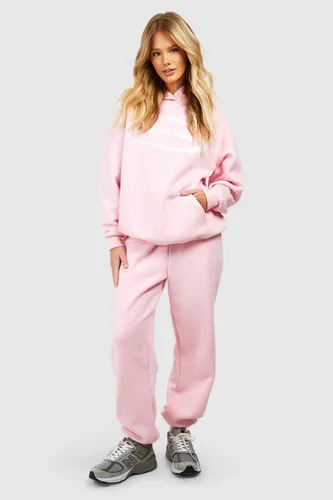 Womens Dsgn Studio Hooded Oversized Tracksuit - Pink - Xl, Pink