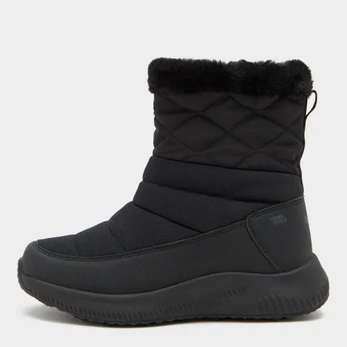 Women's Edale Waterproof Short Snow Boots, Black