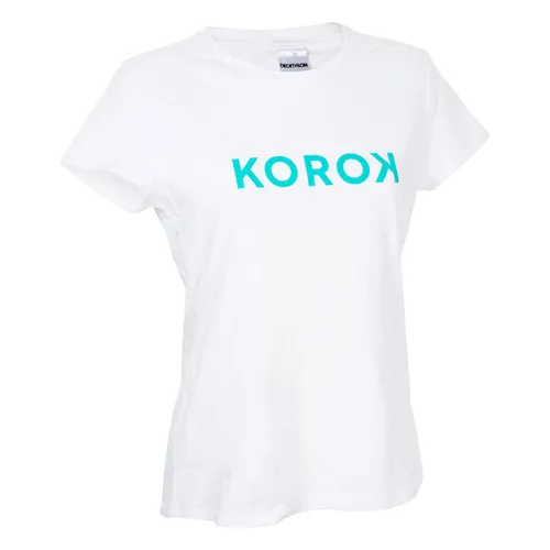 Women's Field Hockey T-shirt Fh110 - White/turquoise