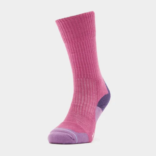 Women's Fusion Walking Socks, Purple