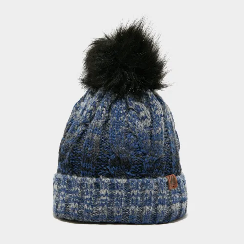 Women's Gem Bobble Hat, Blue