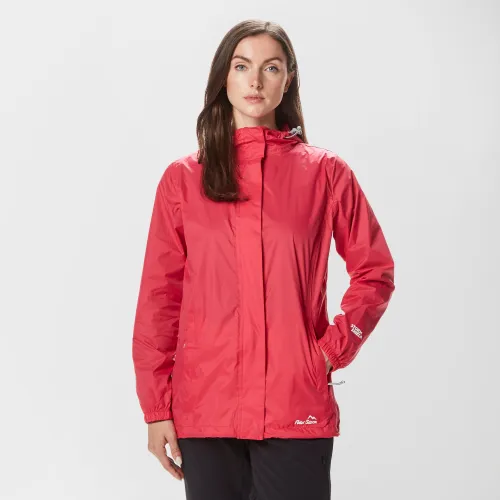 Women's Hooded Packable Jacket - Pink, Pink