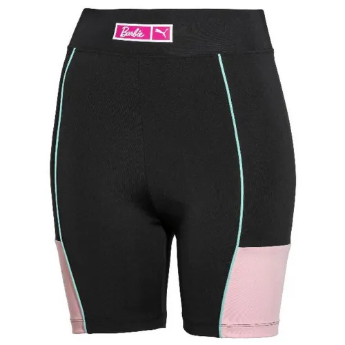 Womens/ladies X Barbie Xtg Shorts (black/pink)