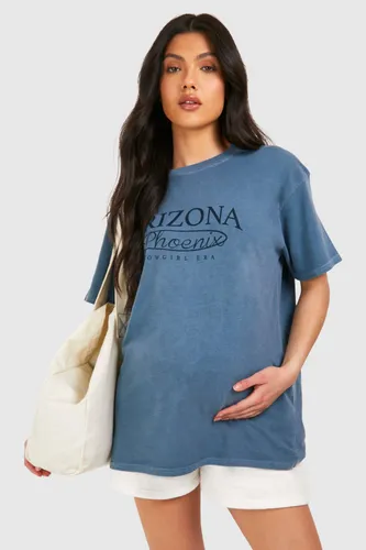 Womens Maternity Arizona Phoenix Oversized T-Shirt - Blue - 8, Blue