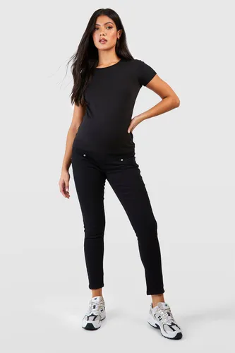 Womens Maternity Skinny Jeans - Black - 12, Black