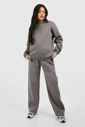 Womens Maternity Straight Leg Jogger - Grey - 12, Grey