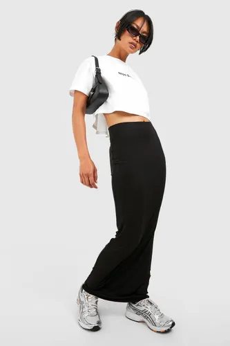 Womens Maxi Bodycon Skirt - Black - 12, Black