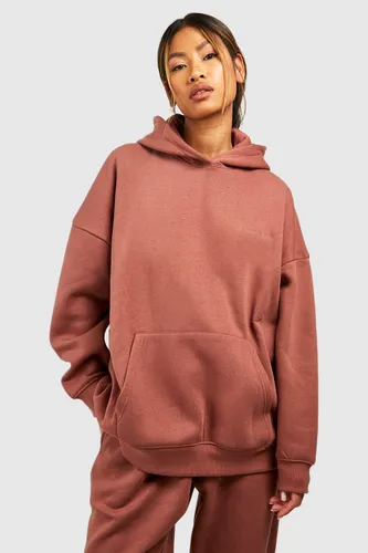 Womens Oversized Over The Head Hoodie - Brown - S, Brown