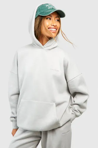 Womens Oversized Over The Head Hoodie - Grey - L, Grey