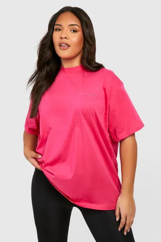 Womens Plus Dsgn Studio Oversized T-Shirt - Pink - 16, Pink