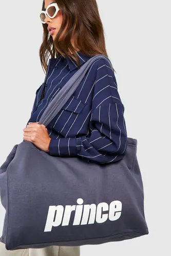 Womens Prince Oversized Tote Shopper Bag - Navy - One Size, Navy