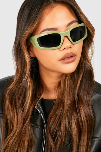 Womens Sage Visor Sunglasses - Green - One Size, Green