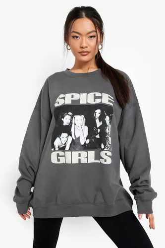Womens Spice Girls License Oversized Jumper - Grey - S, Grey