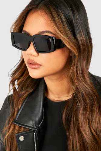 Womens Square Tinted Sunglasses - Black - One Size, Black