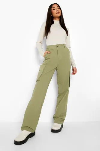 Womens Straight Leg Cargo Trouser - Green - 16, Green