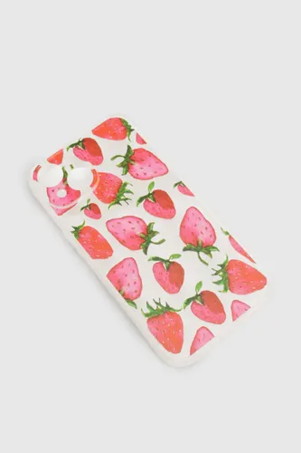 Womens Strawberry Phone Case - Red - Iphone 13, Red