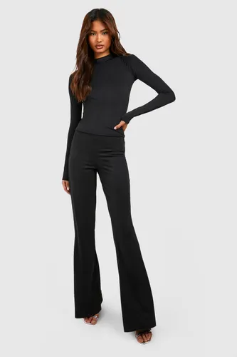 Womens Tall Premium Matte Slinky Flared Yoga Pant - Black - 18, Black