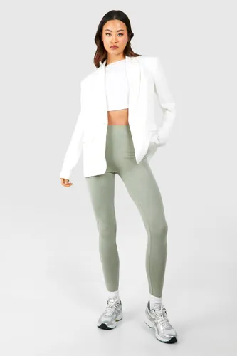 Womens Tall Premium Super Soft Basic Leggings - Green - 8, Green