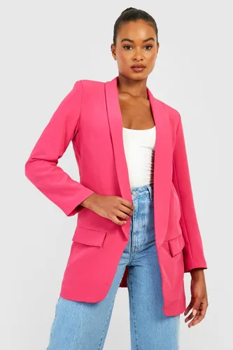 Womens Tall Tailored Blazer - Pink - 6, Pink