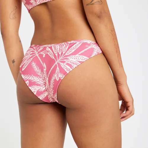 Women's Textured Tanga Swimsuit Bottoms - Lulu Palmer Pink