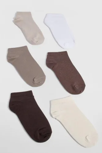 Womens Tonal Trainer Socks 6 Pack - Multi - One Size, Multi