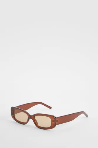 Womens Tortoise Shell Square Oversized Sunglasses - Brown - One Size, Brown