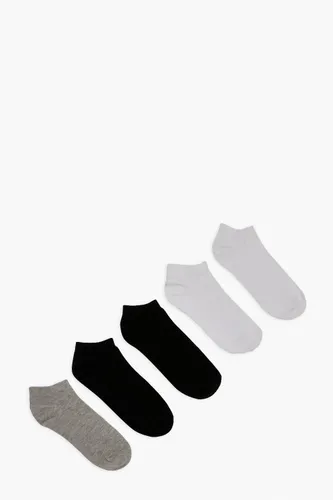 Womens Trainer Socks 5 Pack - Multi - One Size, Multi