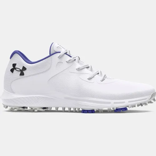 Women's  Under Armour  Charged Breathe 2 Golf Shoes White / Starlight / Metallic Silver
