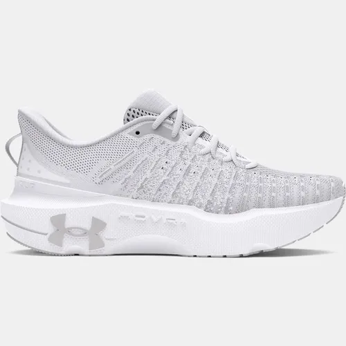 Women's  Under Armour  Infinite Elite Running Shoes White / Distant Gray / Halo Gray