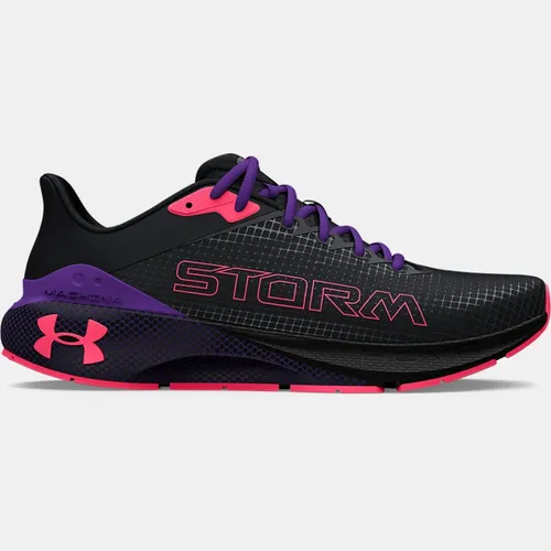 Women's  Under Armour  Machina Storm Running Shoes Black / Black / Pink Shock