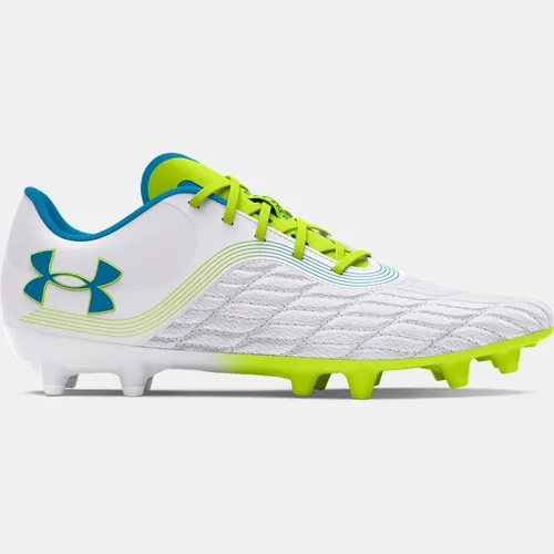 Women's  Under Armour  Magnetico Pro 3 FG Football Boots White / High Vis Yellow / Capri