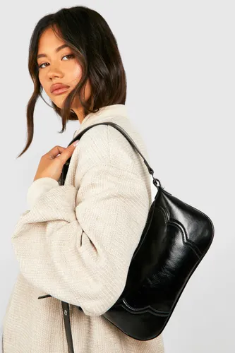 Womens Western Detail Shoulder Bag - Black - One Size, Black