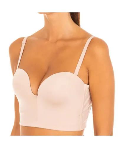 Wonderbra Womens Push up bra with underwire and adjustable straps W08KZ women - Beige Polyamide