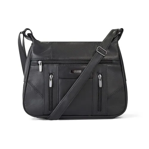 Woodland Leathers Ladies Black Handbag
