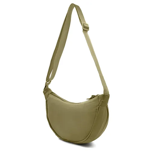 Woodland Leathers Women's Crescent Bag - Nylon