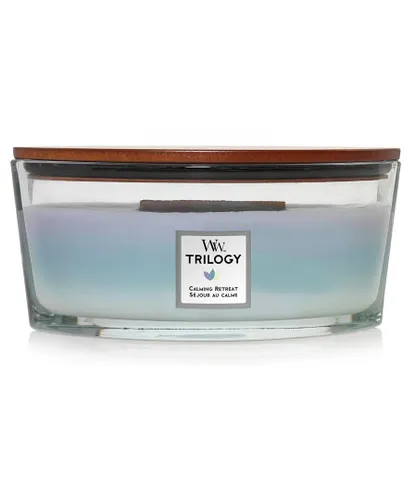 Woodwick Ellipse Jar Trilogy Calming Retreat Scented Candle, 453g - NA Wax - One Size