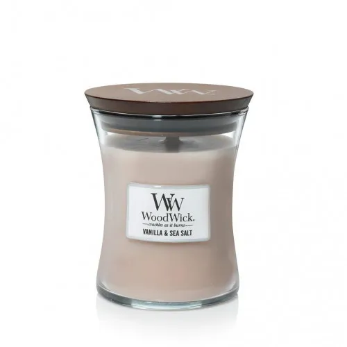 WoodWick Vanilla & Sea Salt Candle Medium