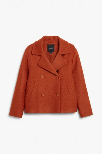 Wool blend jacket - Orange